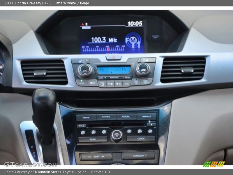 Taffeta White / Beige 2011 Honda Odyssey EX-L
