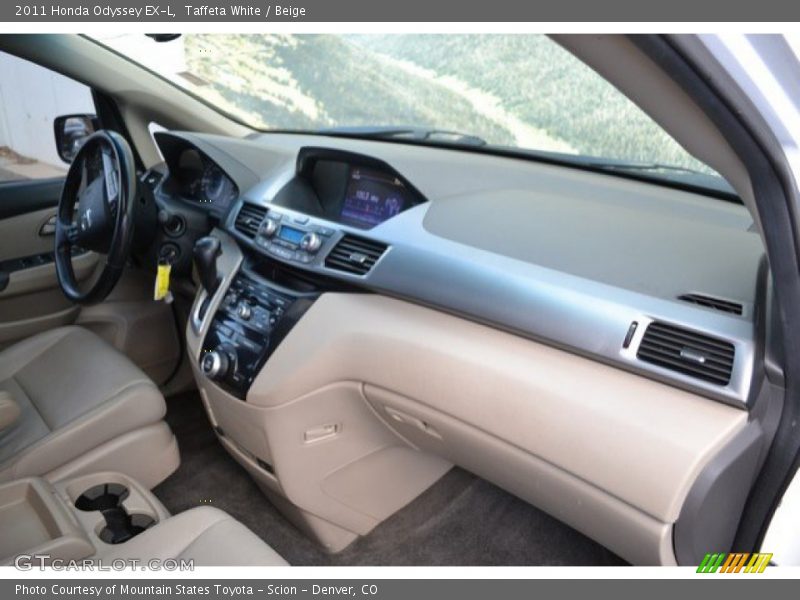 Taffeta White / Beige 2011 Honda Odyssey EX-L