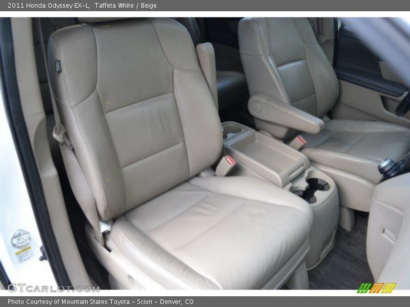 Taffeta White / Beige 2011 Honda Odyssey EX-L