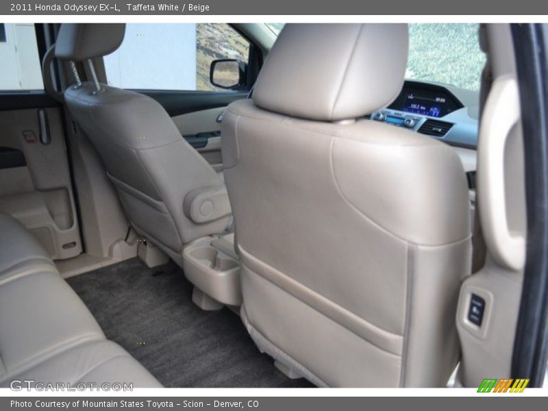 Taffeta White / Beige 2011 Honda Odyssey EX-L