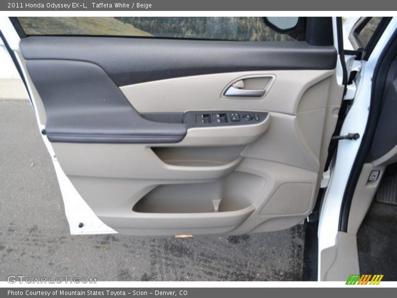 Taffeta White / Beige 2011 Honda Odyssey EX-L