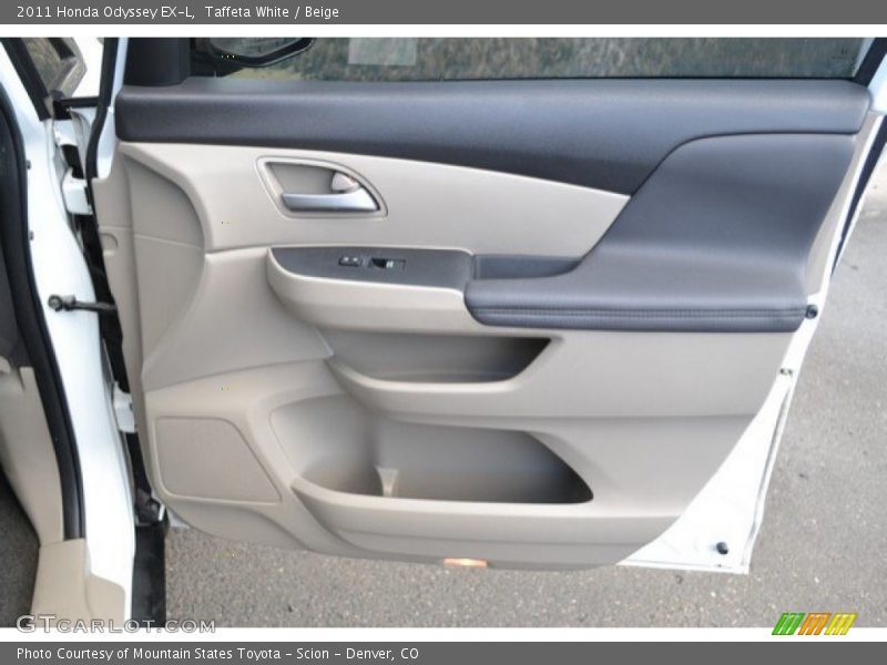 Taffeta White / Beige 2011 Honda Odyssey EX-L