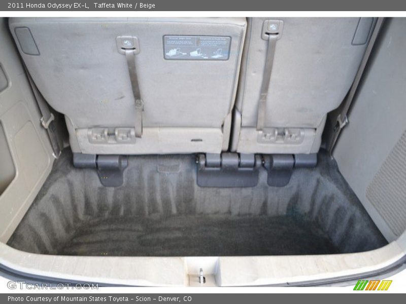 Taffeta White / Beige 2011 Honda Odyssey EX-L