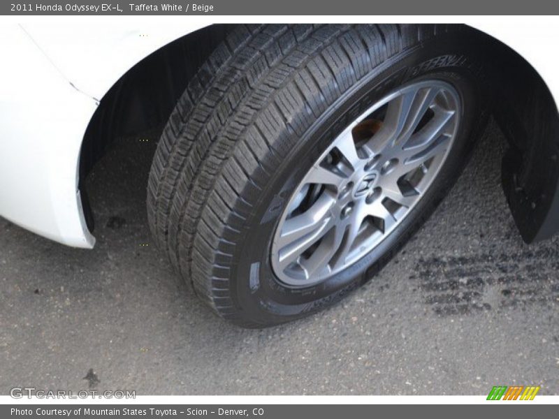 Taffeta White / Beige 2011 Honda Odyssey EX-L