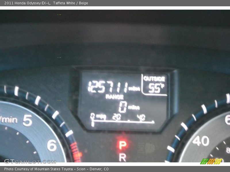 Taffeta White / Beige 2011 Honda Odyssey EX-L