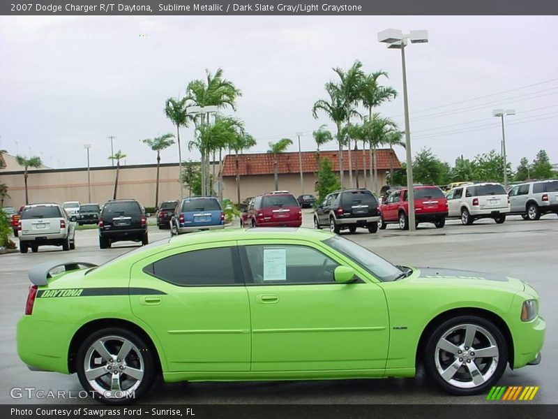 Sublime Metallic / Dark Slate Gray/Light Graystone 2007 Dodge Charger R/T Daytona