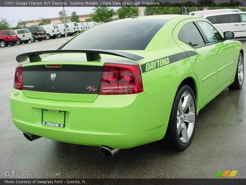 Sublime Metallic / Dark Slate Gray/Light Graystone 2007 Dodge Charger R/T Daytona