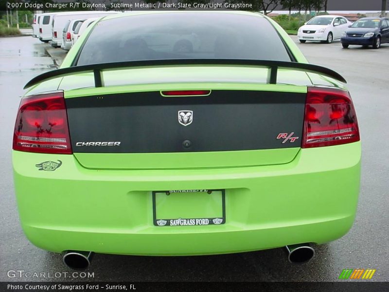 Sublime Metallic / Dark Slate Gray/Light Graystone 2007 Dodge Charger R/T Daytona