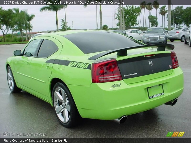 Sublime Metallic / Dark Slate Gray/Light Graystone 2007 Dodge Charger R/T Daytona