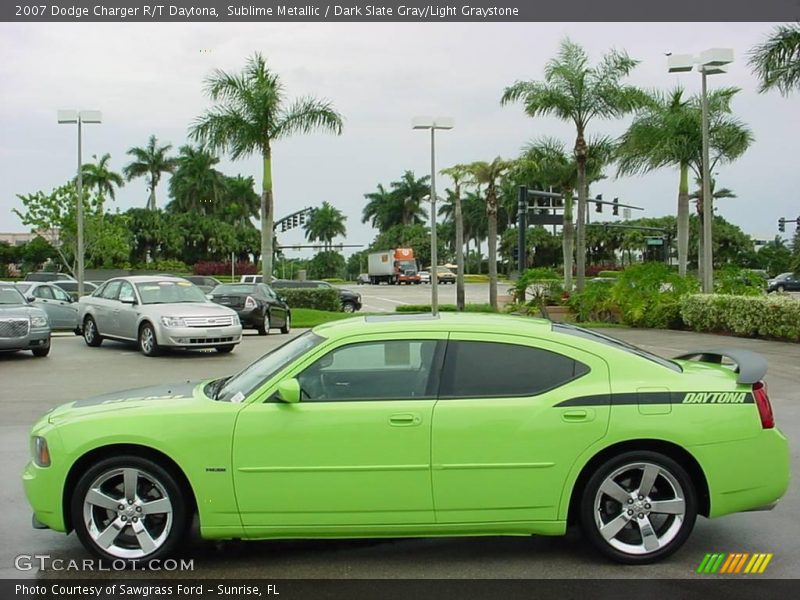 Sublime Metallic / Dark Slate Gray/Light Graystone 2007 Dodge Charger R/T Daytona