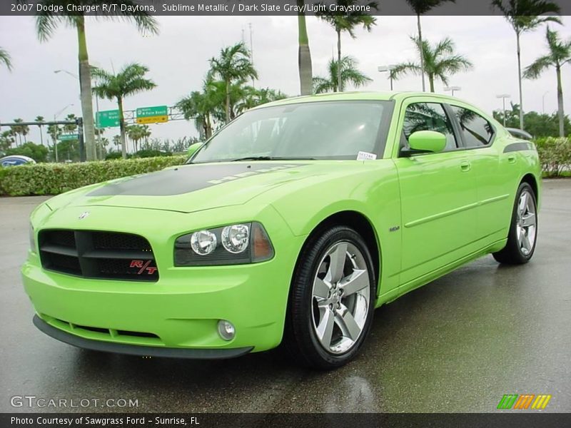 Sublime Metallic / Dark Slate Gray/Light Graystone 2007 Dodge Charger R/T Daytona