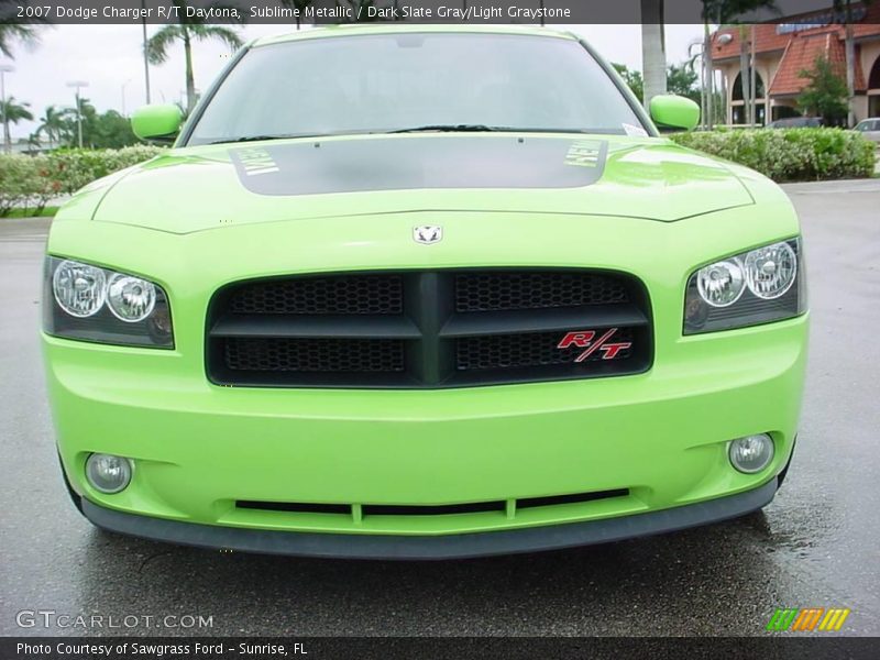 Sublime Metallic / Dark Slate Gray/Light Graystone 2007 Dodge Charger R/T Daytona