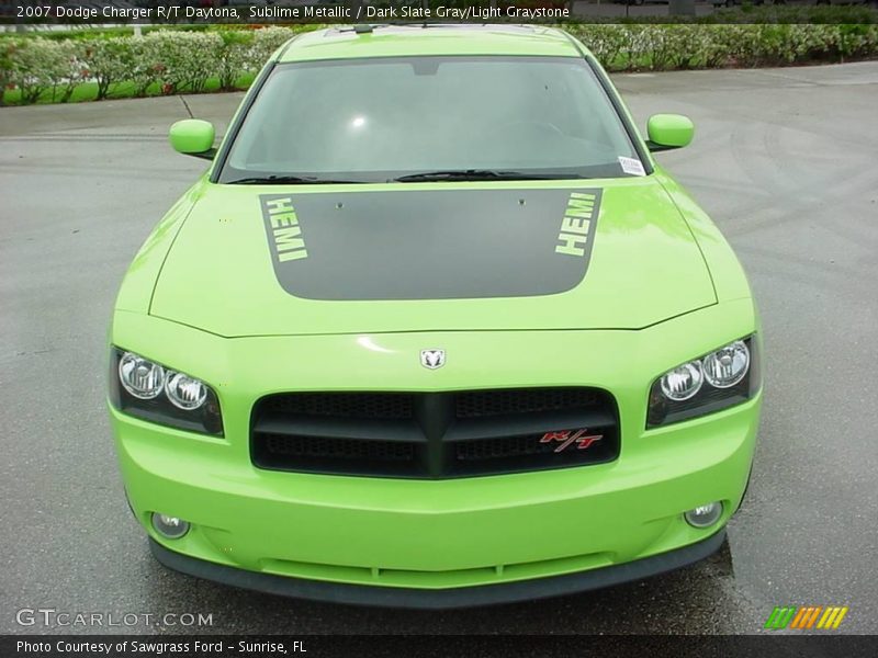 Sublime Metallic / Dark Slate Gray/Light Graystone 2007 Dodge Charger R/T Daytona