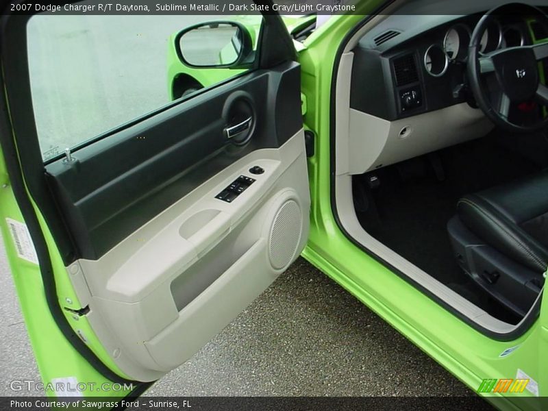 Sublime Metallic / Dark Slate Gray/Light Graystone 2007 Dodge Charger R/T Daytona