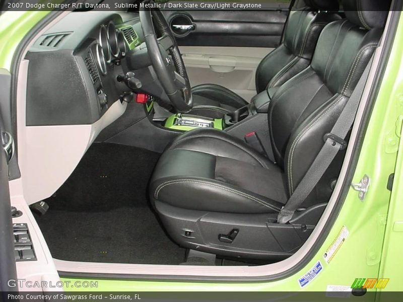 Sublime Metallic / Dark Slate Gray/Light Graystone 2007 Dodge Charger R/T Daytona