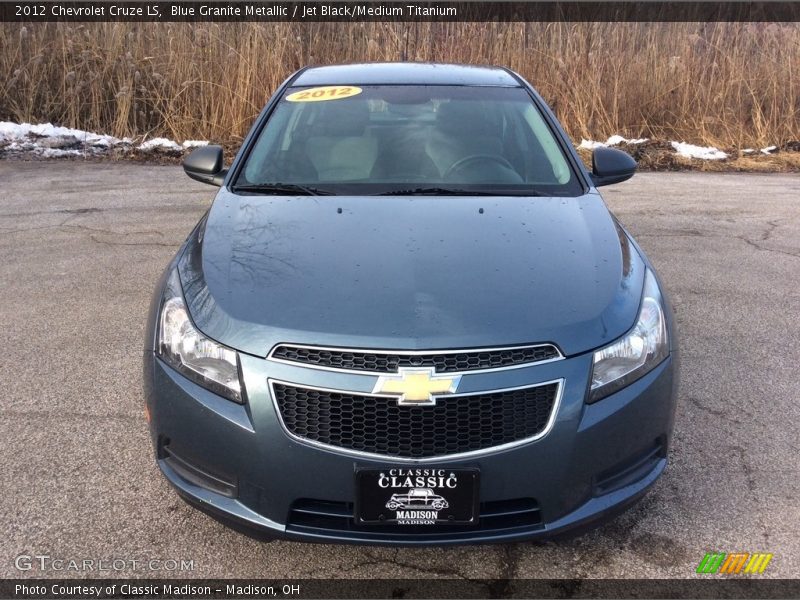 Blue Granite Metallic / Jet Black/Medium Titanium 2012 Chevrolet Cruze LS