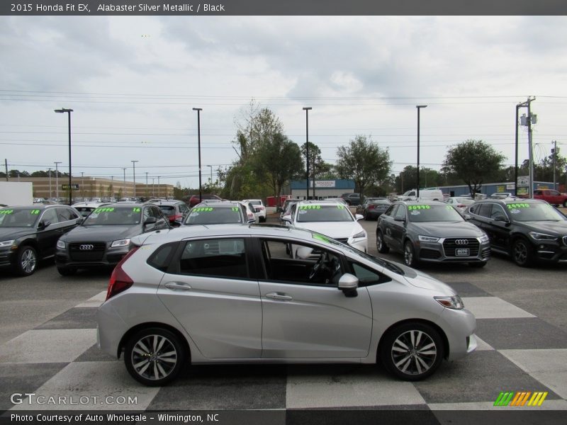 Alabaster Silver Metallic / Black 2015 Honda Fit EX