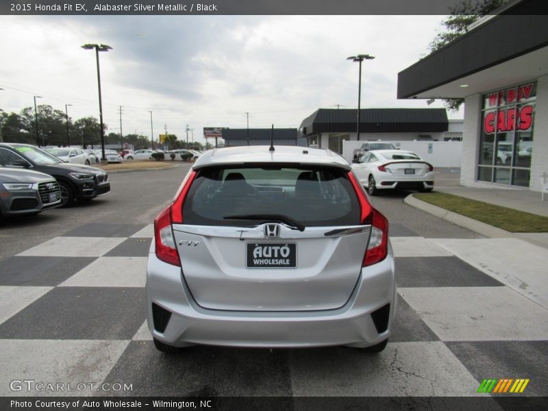 Alabaster Silver Metallic / Black 2015 Honda Fit EX