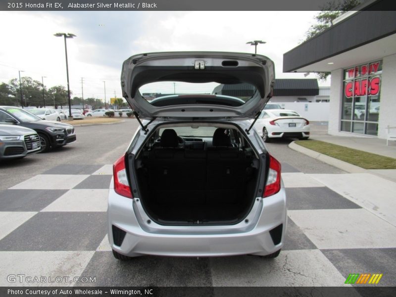 Alabaster Silver Metallic / Black 2015 Honda Fit EX