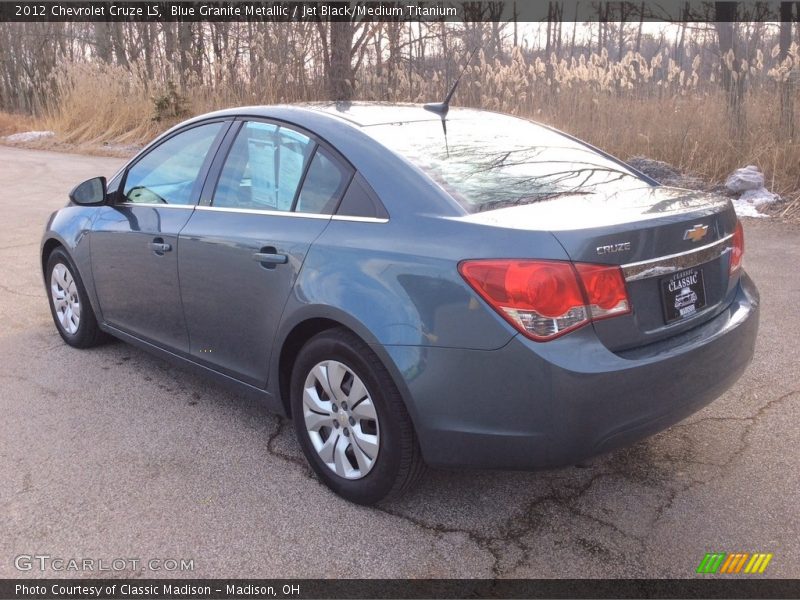 Blue Granite Metallic / Jet Black/Medium Titanium 2012 Chevrolet Cruze LS