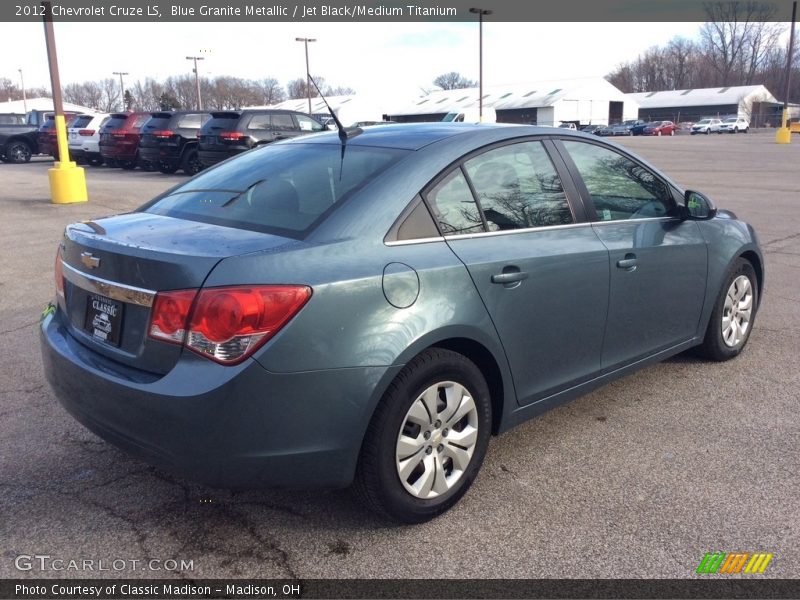 Blue Granite Metallic / Jet Black/Medium Titanium 2012 Chevrolet Cruze LS