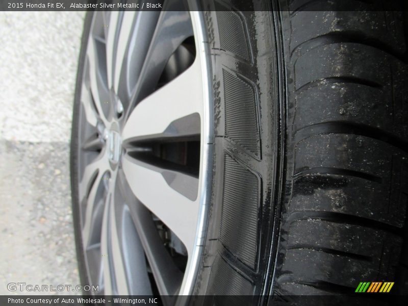 Alabaster Silver Metallic / Black 2015 Honda Fit EX