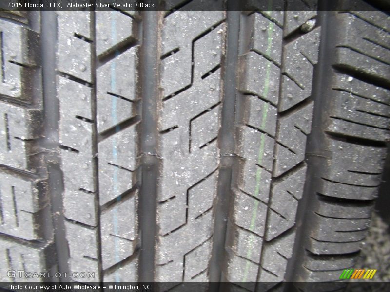 Alabaster Silver Metallic / Black 2015 Honda Fit EX