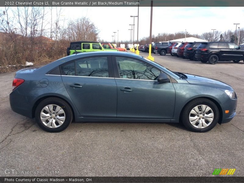 Blue Granite Metallic / Jet Black/Medium Titanium 2012 Chevrolet Cruze LS