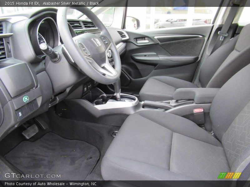 Alabaster Silver Metallic / Black 2015 Honda Fit EX
