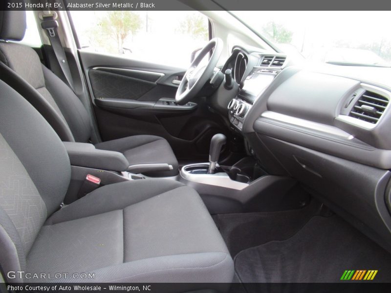Alabaster Silver Metallic / Black 2015 Honda Fit EX