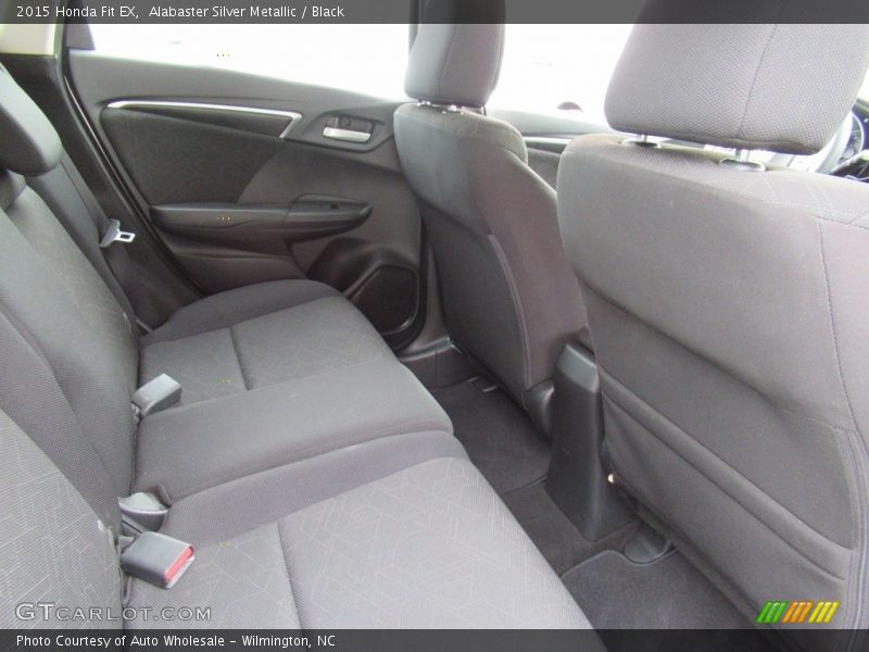 Alabaster Silver Metallic / Black 2015 Honda Fit EX