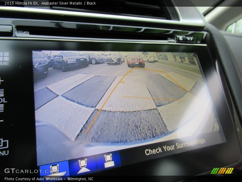 Alabaster Silver Metallic / Black 2015 Honda Fit EX
