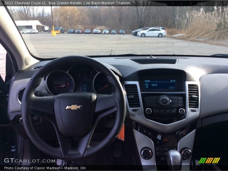 Blue Granite Metallic / Jet Black/Medium Titanium 2012 Chevrolet Cruze LS