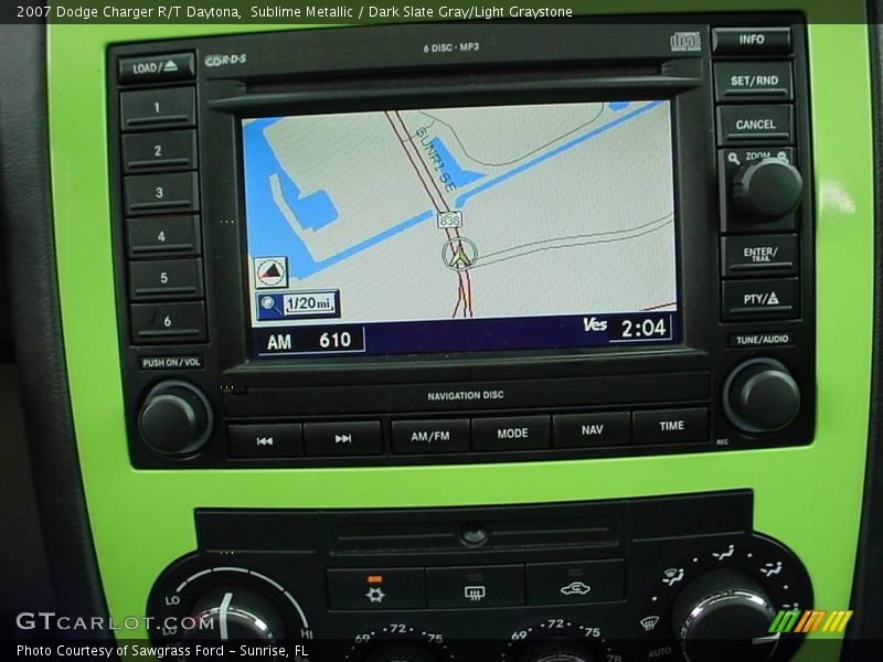 Sublime Metallic / Dark Slate Gray/Light Graystone 2007 Dodge Charger R/T Daytona