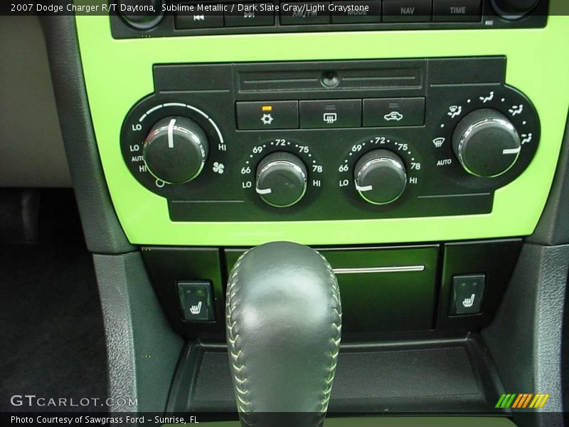 Sublime Metallic / Dark Slate Gray/Light Graystone 2007 Dodge Charger R/T Daytona
