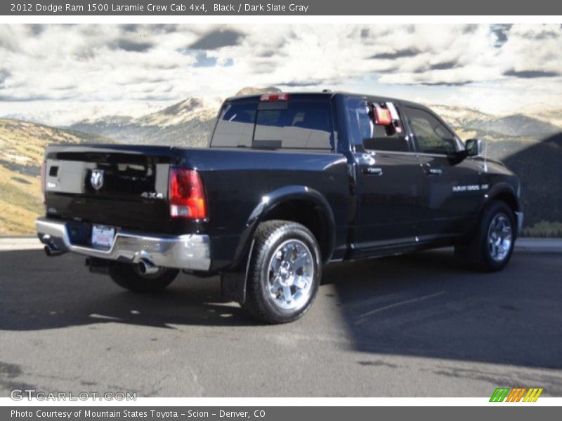 Black / Dark Slate Gray 2012 Dodge Ram 1500 Laramie Crew Cab 4x4