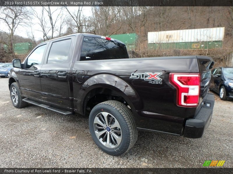 Magma Red / Black 2019 Ford F150 STX SuperCrew 4x4