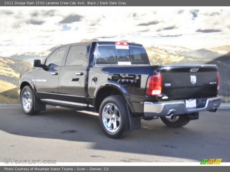 Black / Dark Slate Gray 2012 Dodge Ram 1500 Laramie Crew Cab 4x4