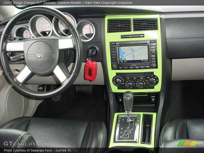 Sublime Metallic / Dark Slate Gray/Light Graystone 2007 Dodge Charger R/T Daytona