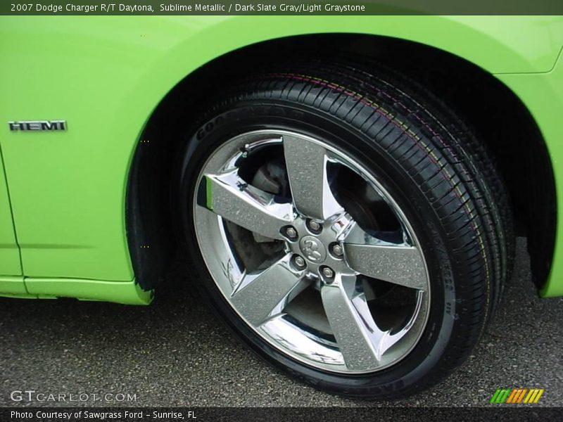 Sublime Metallic / Dark Slate Gray/Light Graystone 2007 Dodge Charger R/T Daytona