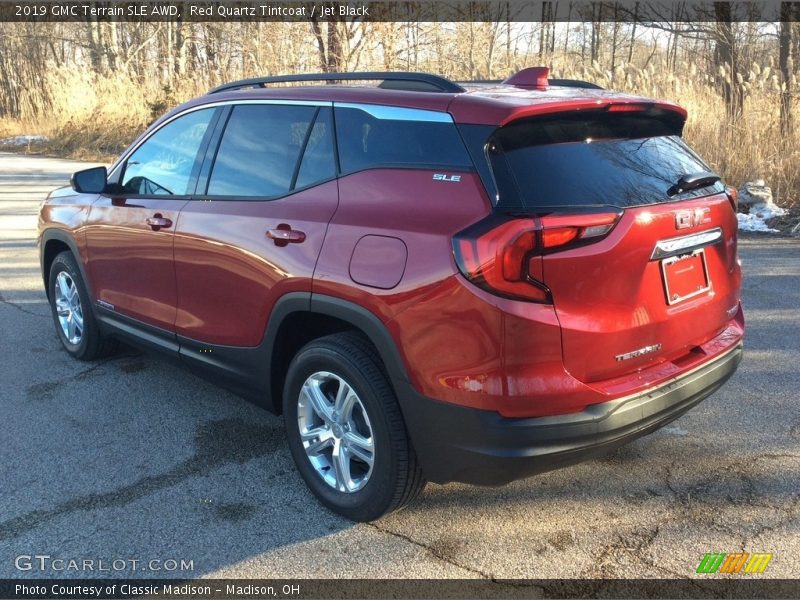 Red Quartz Tintcoat / Jet Black 2019 GMC Terrain SLE AWD
