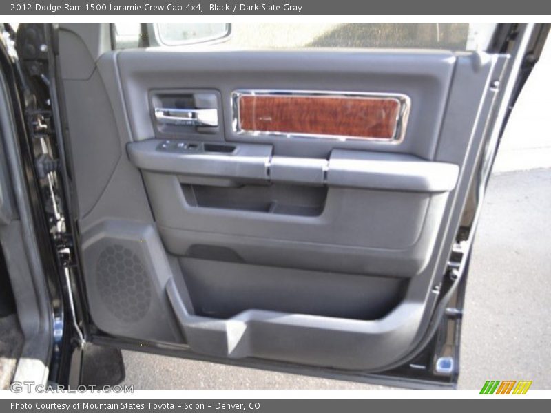 Black / Dark Slate Gray 2012 Dodge Ram 1500 Laramie Crew Cab 4x4