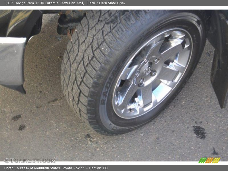 Black / Dark Slate Gray 2012 Dodge Ram 1500 Laramie Crew Cab 4x4