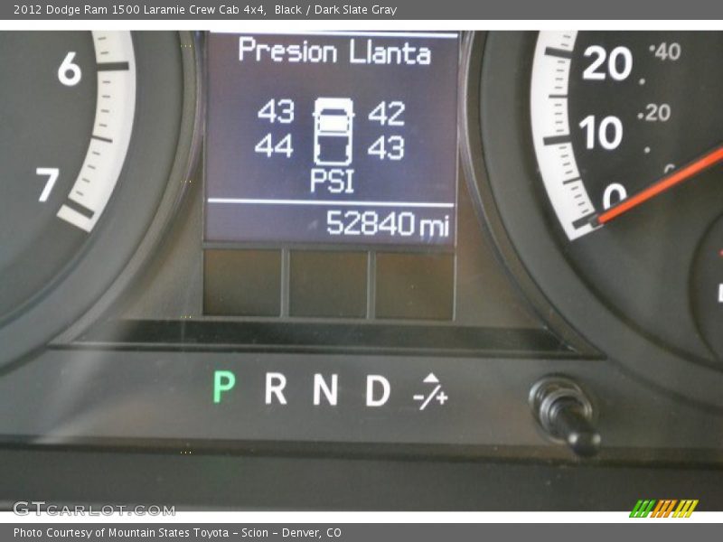 Black / Dark Slate Gray 2012 Dodge Ram 1500 Laramie Crew Cab 4x4