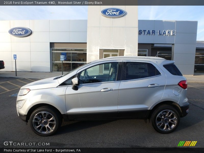 Moondust Silver / Ebony Black 2018 Ford EcoSport Titanium 4WD