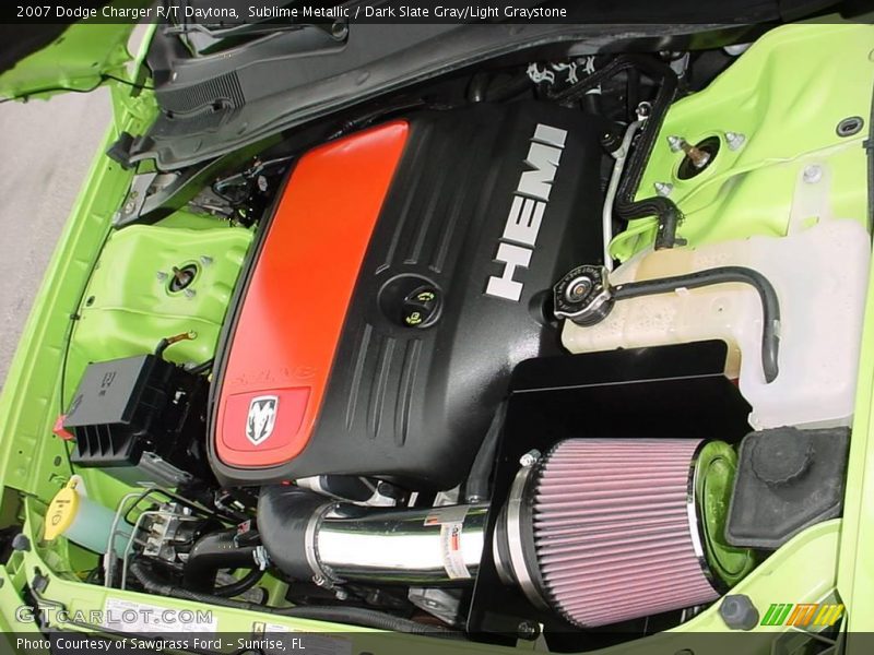 Sublime Metallic / Dark Slate Gray/Light Graystone 2007 Dodge Charger R/T Daytona