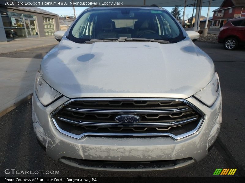 Moondust Silver / Ebony Black 2018 Ford EcoSport Titanium 4WD