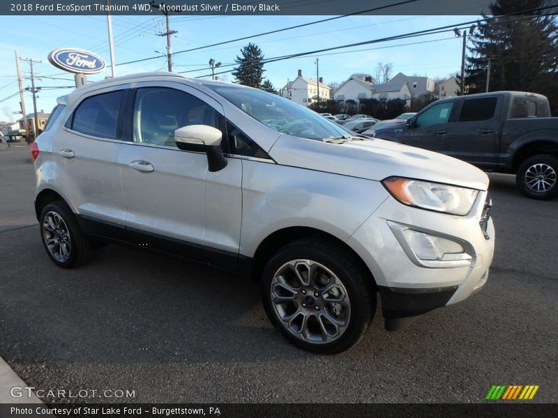 Moondust Silver / Ebony Black 2018 Ford EcoSport Titanium 4WD