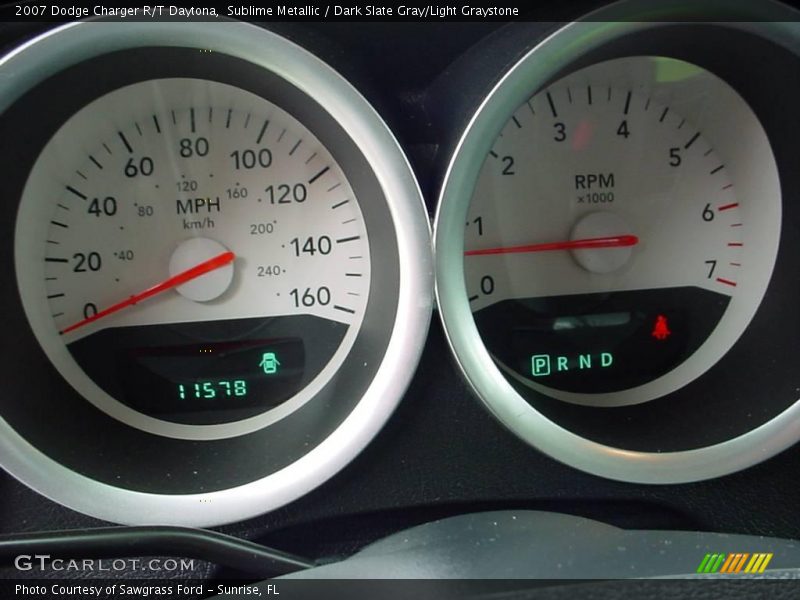 Sublime Metallic / Dark Slate Gray/Light Graystone 2007 Dodge Charger R/T Daytona