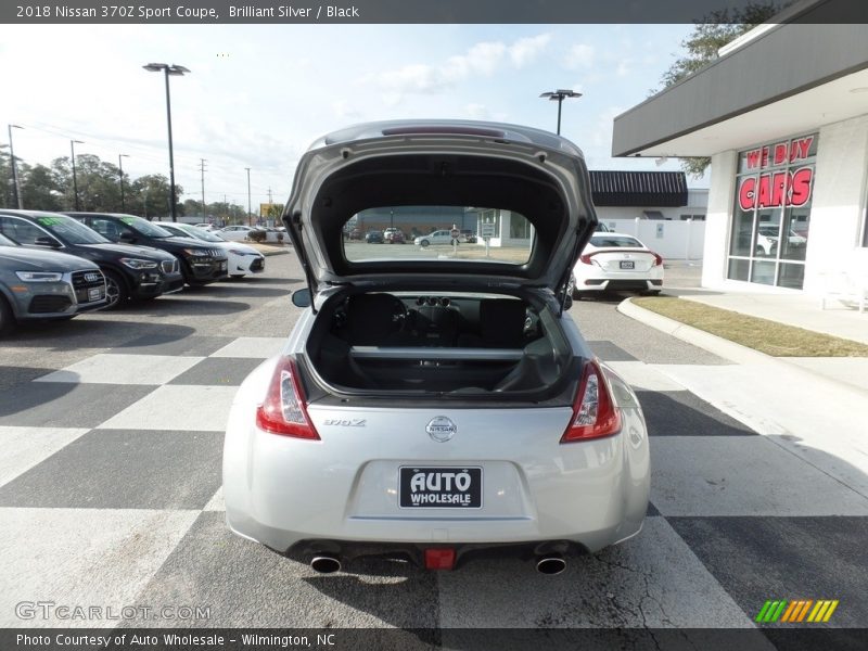 Brilliant Silver / Black 2018 Nissan 370Z Sport Coupe